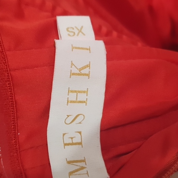 Meshki Size XS (approx 8) Red Sparkle Strapless Dress - Picture 6 of 8